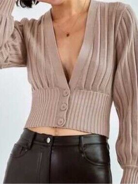 Wilfred Plunge Front Cardigan XS